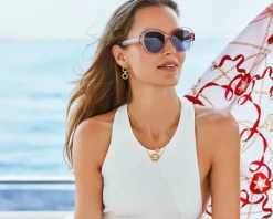 Kolczyki ze stali szlachetnej z kryształami