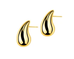 Kolczyki ze stali szlachetnej - łezki