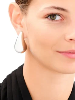 Kolczyki ze stali szlachetnej - łezki