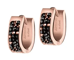 Kolczyki ze stali szlachetnej z markasytami