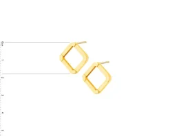 Kolczyki ze stali szlachetnej - kwadraty