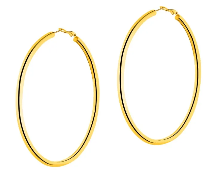 Kolczyki ze stali szlachetnej - koła