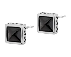 Kolczyki ze stali szlachetnej z cyrkoniami