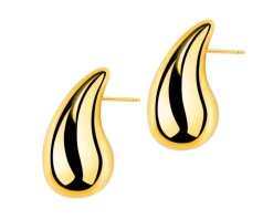 Kolczyki ze stali szlachetnej - łezki