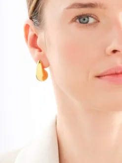 Kolczyki ze stali szlachetnej - łezki