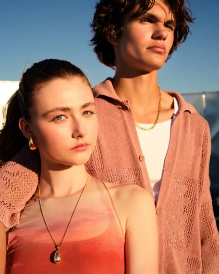 Kolczyki ze stali szlachetnej - łezki