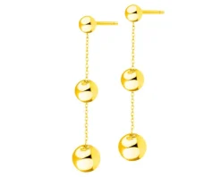 Kolczyki ze stali szlachetnej - kulki