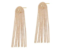 Kolczyki ze stali szlachetnej z cyrkoniami