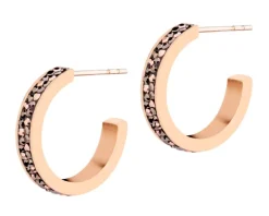 Kolczyki ze stali szlachetnej z markasytami