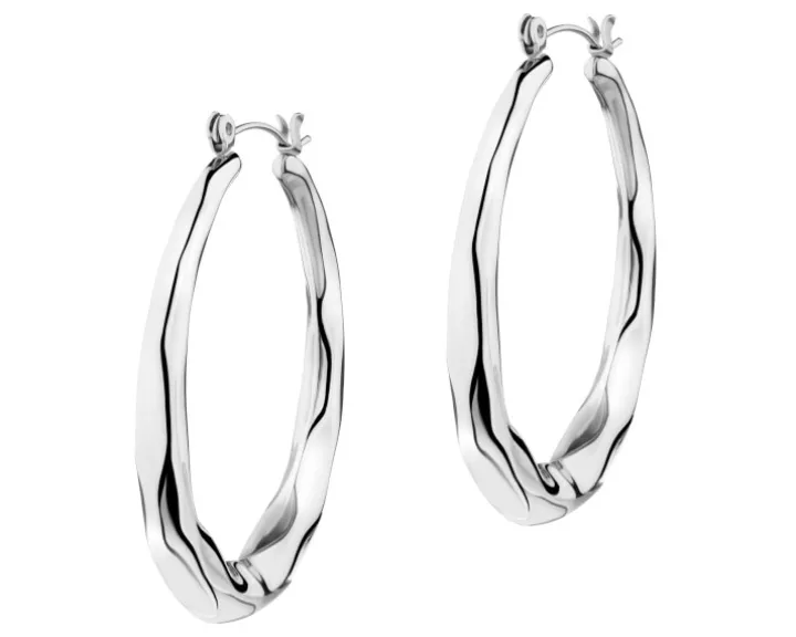 Kolczyki ze stali szlachetnej - koła