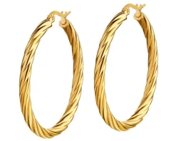 Kolczyki ze stali szlachetnej - koła