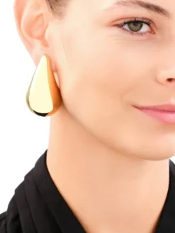 Kolczyki ze stali szlachetnej - łezki