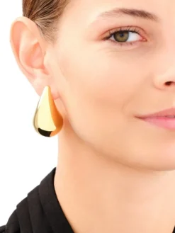 Kolczyki ze stali szlachetnej - łezki