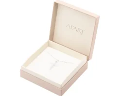 Krzyż - zawieszka srebrna i łańcuszek - komplet