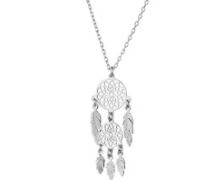 Naszyjnik srebrny - łapacz snów