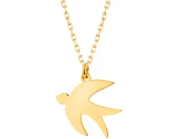 Naszyjnik srebrny - jaskółka