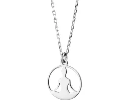 Naszyjnik srebrny - joga