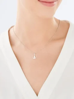 Naszyjnik srebrny - joga