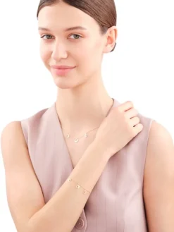 Naszyjnik srebrny - koła