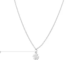 Naszyjnik srebrny - koniczyna