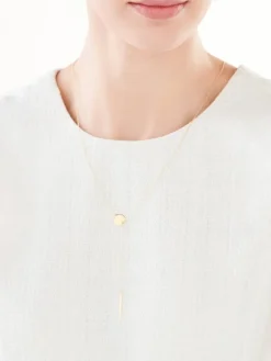 Naszyjnik srebrny - koło