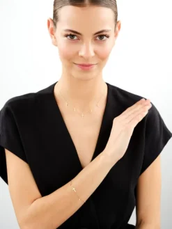 Naszyjnik srebrny - krzyże