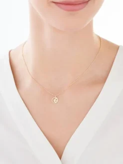 Naszyjnik srebrny - Księżyc, gwiazdy