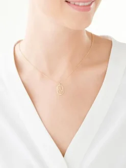 Naszyjnik srebrny - kwiaty