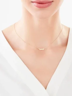 Naszyjnik srebrny - mama