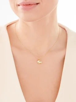 Naszyjnik srebrny - motyl