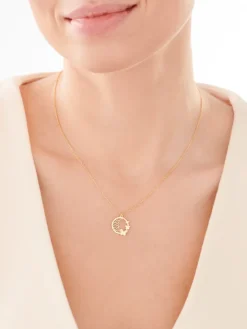 Naszyjnik srebrny - motyle