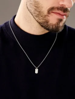 Naszyjnik srebrny - nieśmiertelnik