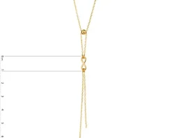 Naszyjnik srebrny - nieskończoność