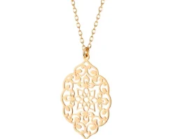 Naszyjnik srebrny - rozeta