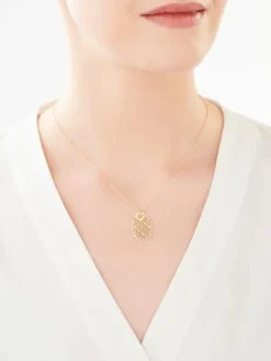 Naszyjnik srebrny - rozeta