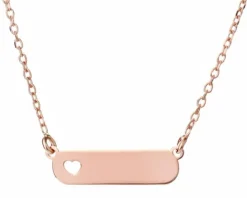 Naszyjnik srebrny - serce