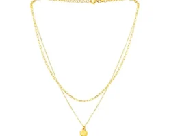 Naszyjnik srebrny - serce