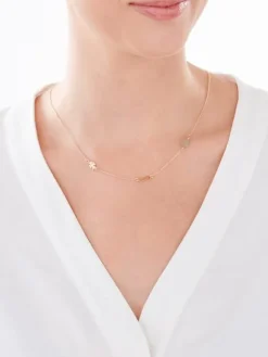 Naszyjnik srebrny - serce, nieskończoność, koniczyna