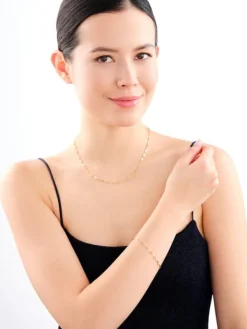 Naszyjnik srebrny - skręcone blaszki