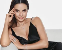 Naszyjnik srebrny z cyrkoniami