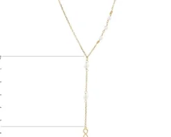 Naszyjnik srebrny z masą perłową - nieskończoność