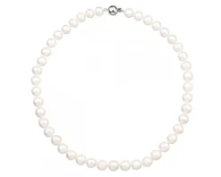 Naszyjnik srebrny z perłami
