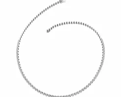 Naszyjnik z białego złota z brylantami - 45 cm, - 2,08 ct - próba 585