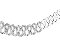 Naszyjnik z białego złota z brylantami - 6,79 ct - próba 585