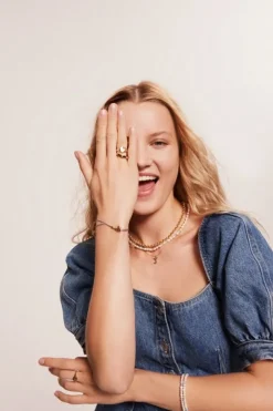 Naszyjnik z mosiądzu pozłacany