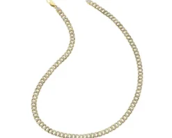 Naszyjnik z żółtego złota z diamentami - 1,00 ct - próba 585