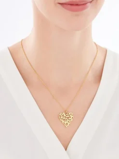 Naszyjnik ze stali szlachetnej - serce