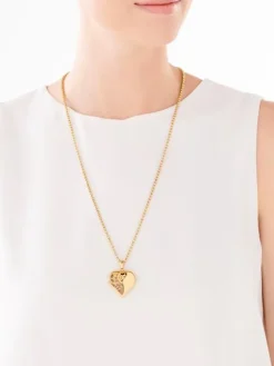 Naszyjnik ze stali szlachetnej - serce