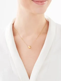 Naszyjnik ze stali szlachetnej - serce