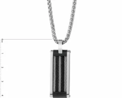 Naszyjnik ze stali szlachetnej
